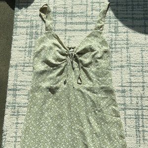 Abercrombie cinch front midi dress